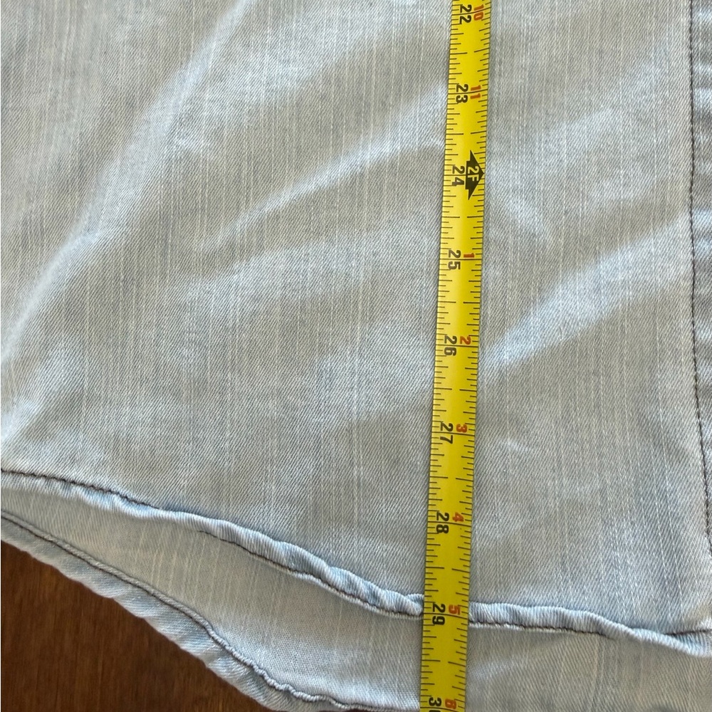 Men’s Kimes Ranch Western Light Weight Denim Pearl Snap Button Down Shirt Small - Picture 5 of 9